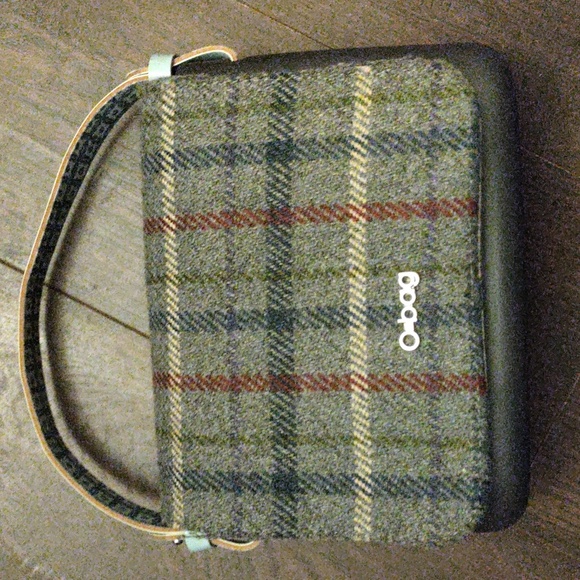 Obag Handbags - O-bag Gray Wool/Leather Mini Tote Handbag